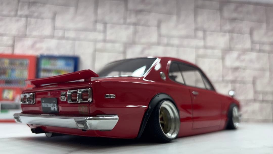 1/18イグニッションモデル ハコスカGTRワタナベ深リムカスタム　レッド