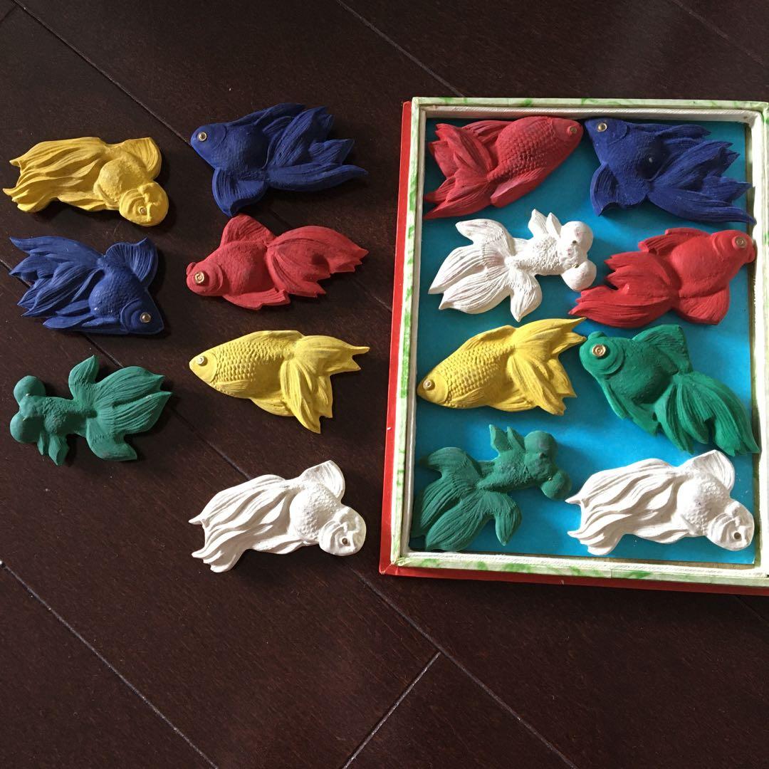 希少中国微墨　2種　猿　金魚