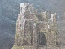 【真作】絵画　木澤定一　油彩30号　海底の城塞　静寂に佇む記憶　箱・黄袋入　X2