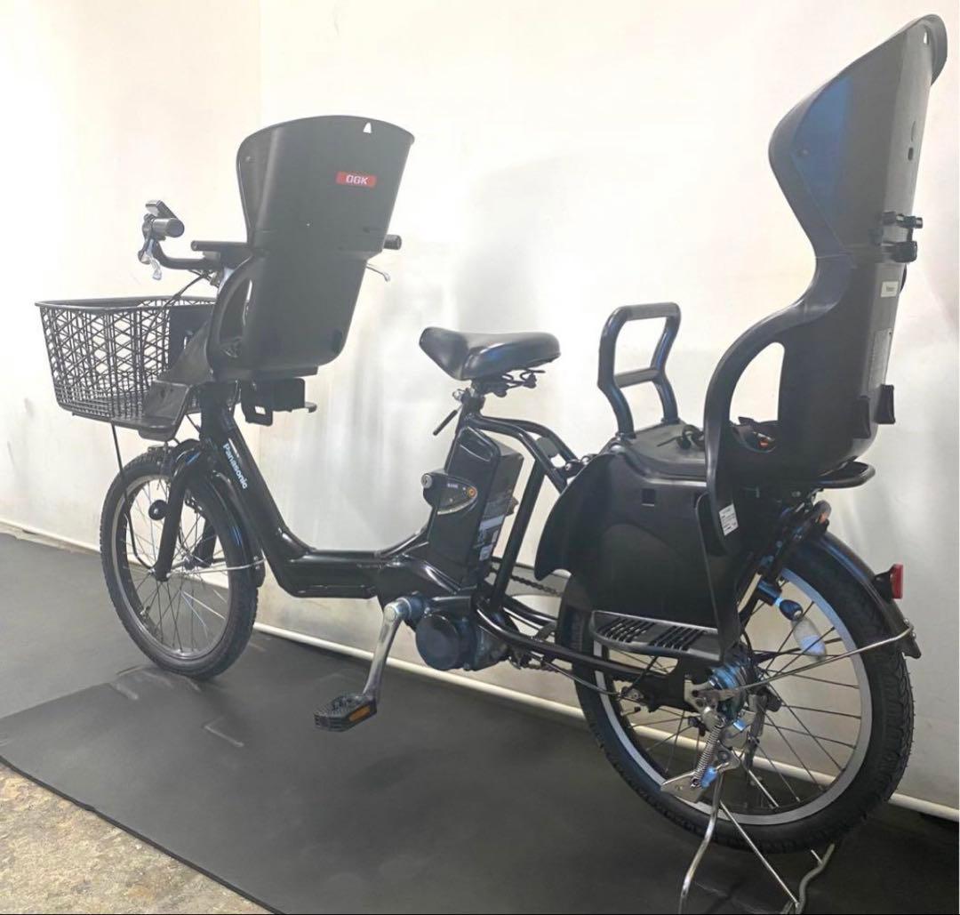1年保証 送料無料　パナソニック　ギュット　20インチ　黒色　電動アシスト自転車