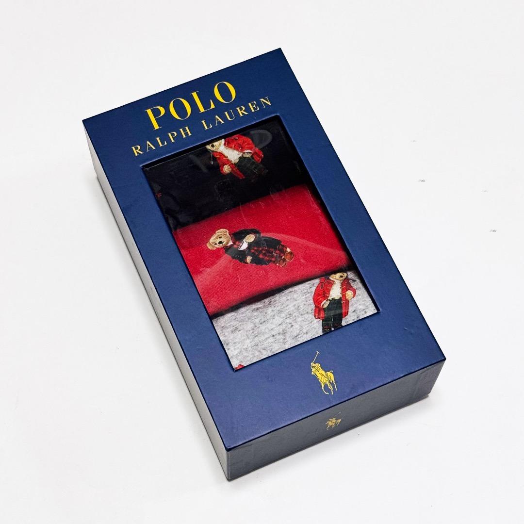 ■ポロラルフローレン ポロベアーボクサートランクス3点セットM新品B■