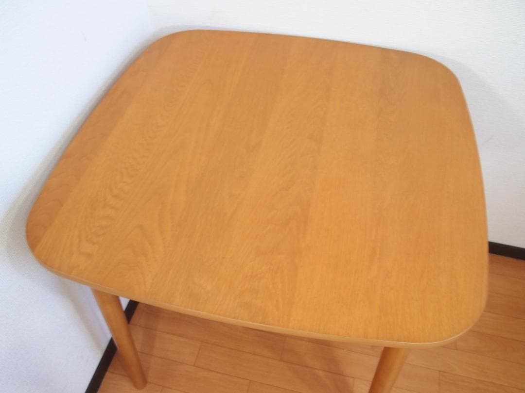【美品】タンスのゲン 2人用 ダイニングテーブル/WRT38テーブル ウッド家具