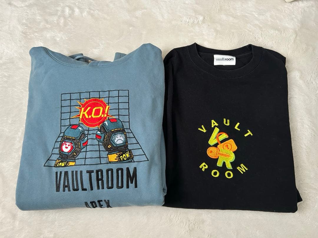 vaultroom apexフーディー、vaultroom Tシャツセット