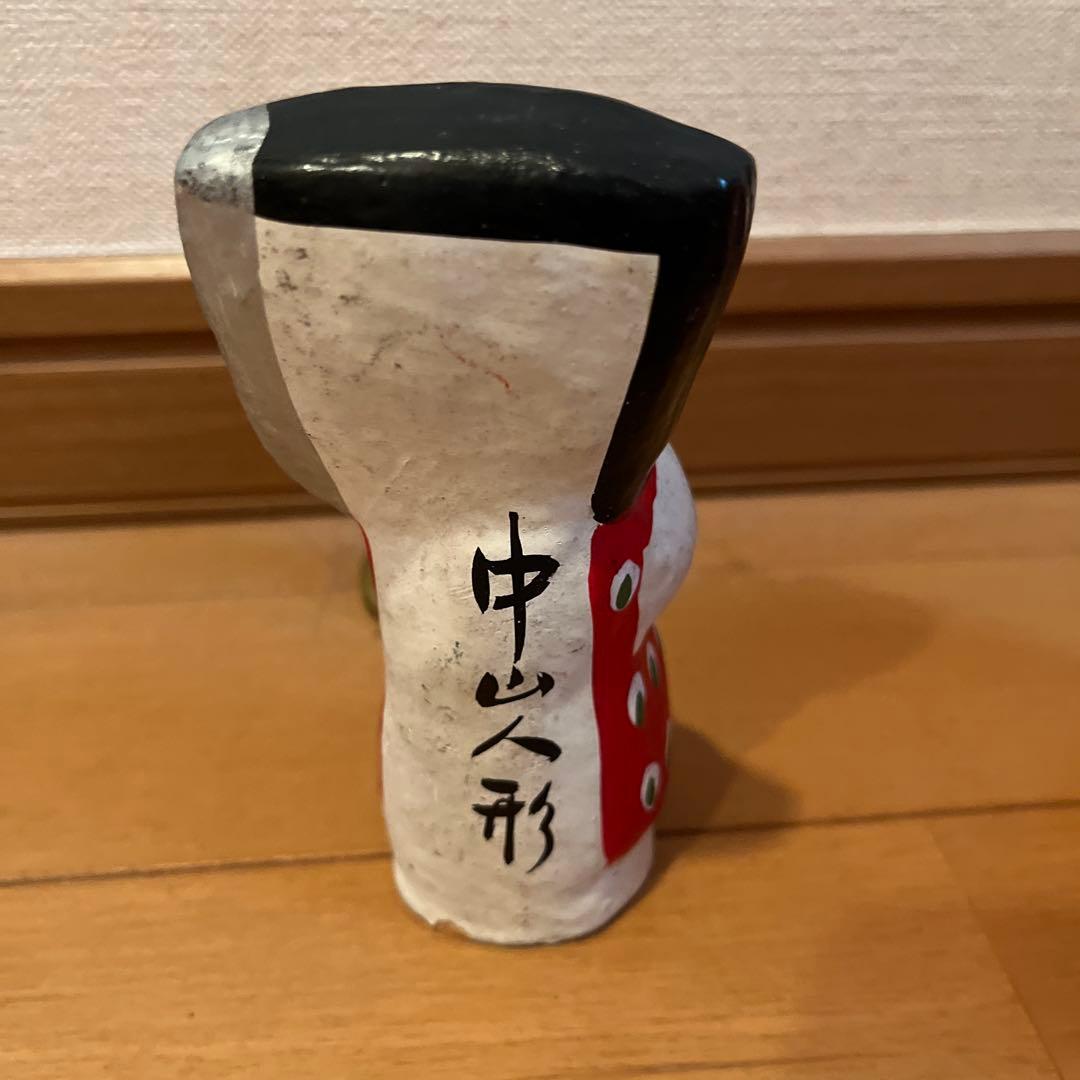 中山土人形の「山姥金時と鉞兎・一対」　伝統工芸品　郷土玩具