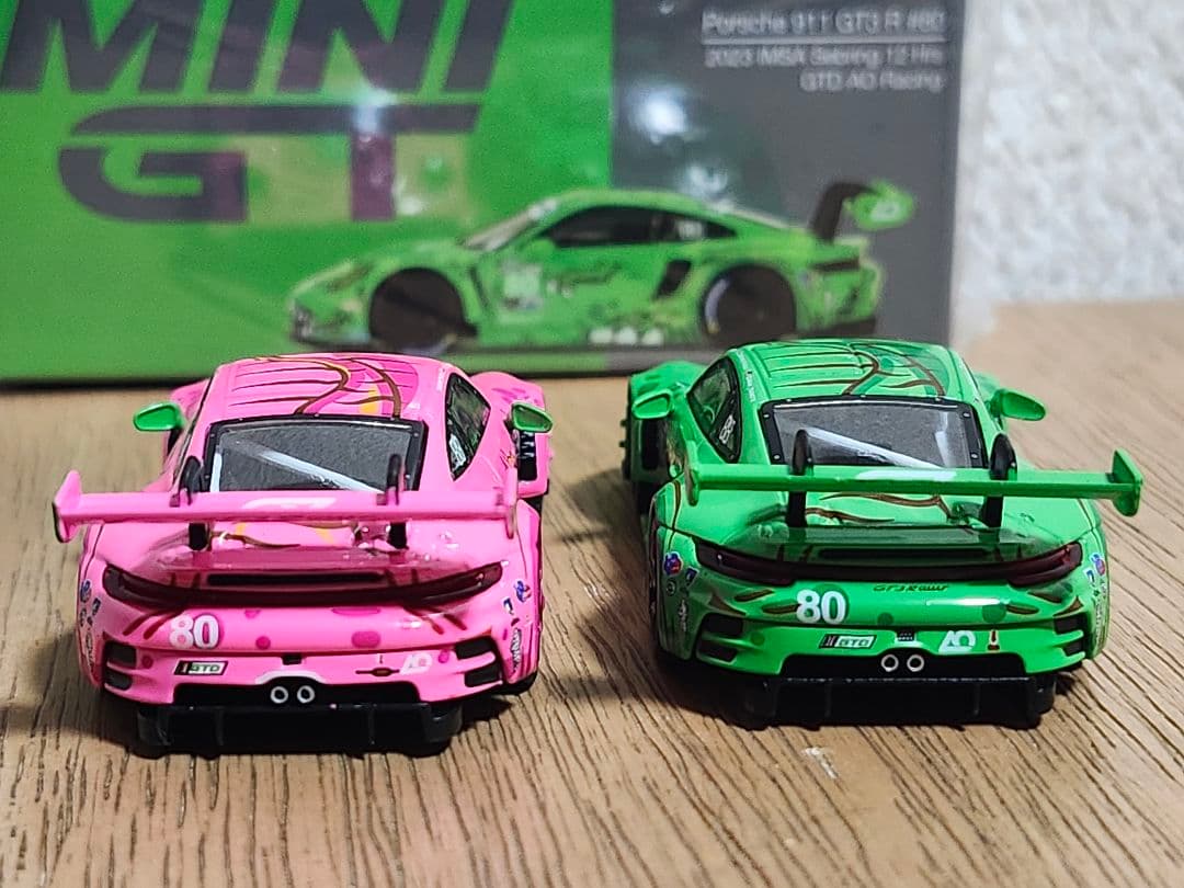 MINIGT PORSCHE　911 GT3 R ２台セット　希少！