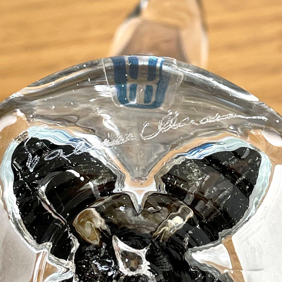 北欧ビンテージ Bianco Blu ガラス製 トナカイ セット 置物 オブジェ