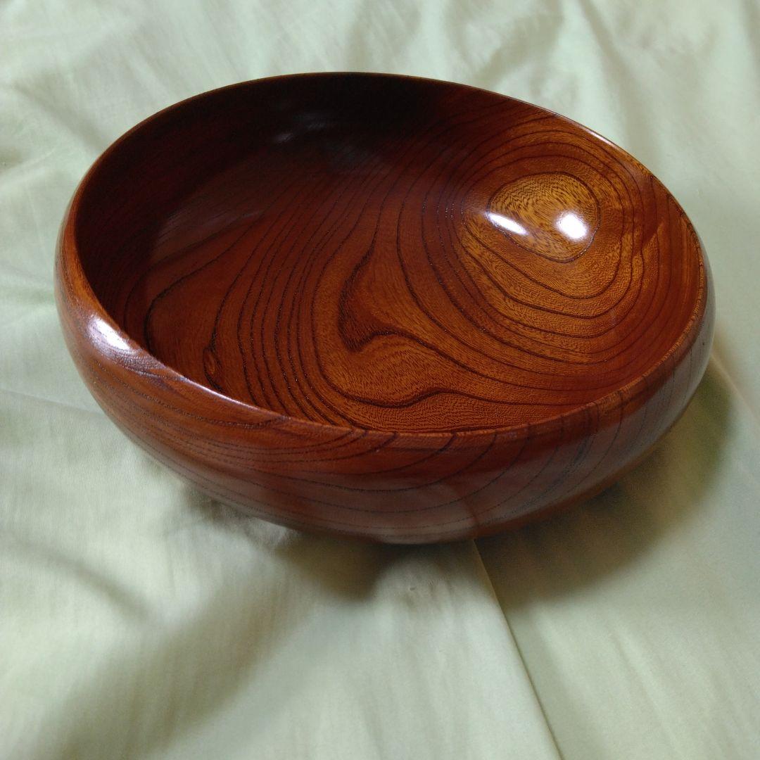 小田原漆器　欅（けやき）くりぬきボウル　大×1　小×5セット