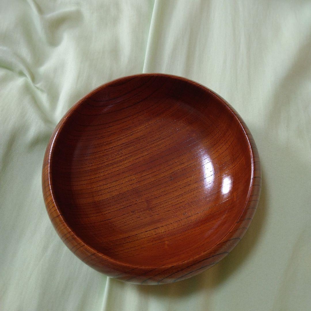 小田原漆器　欅（けやき）くりぬきボウル　大×1　小×5セット