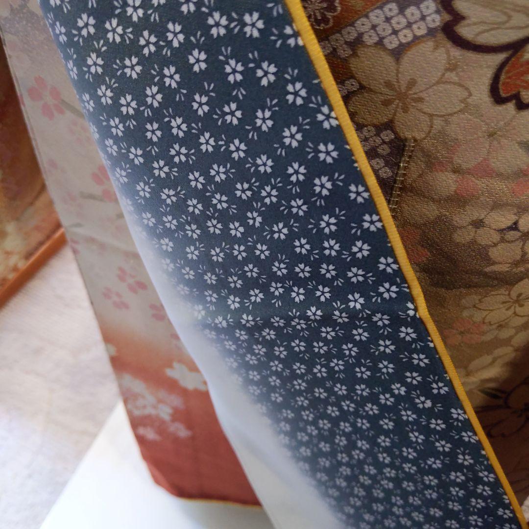 408黒　大正浪漫　夢二　桜　正絹振袖6点フルセット成人式卒業式結婚式