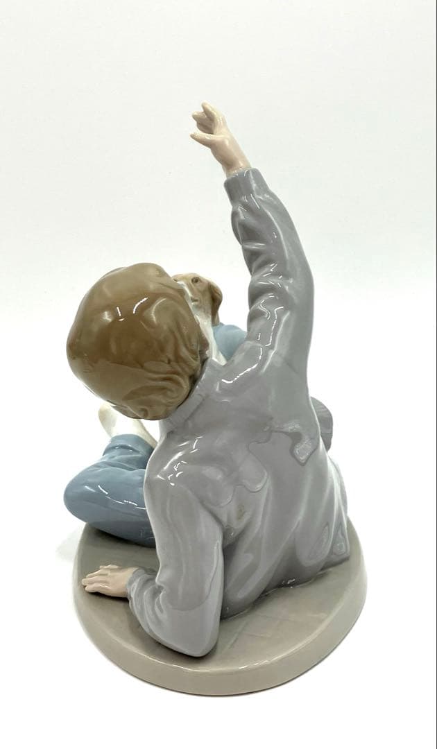 リヤドロ LLADRO ナオ NAO 犬と少年 フィギュリン