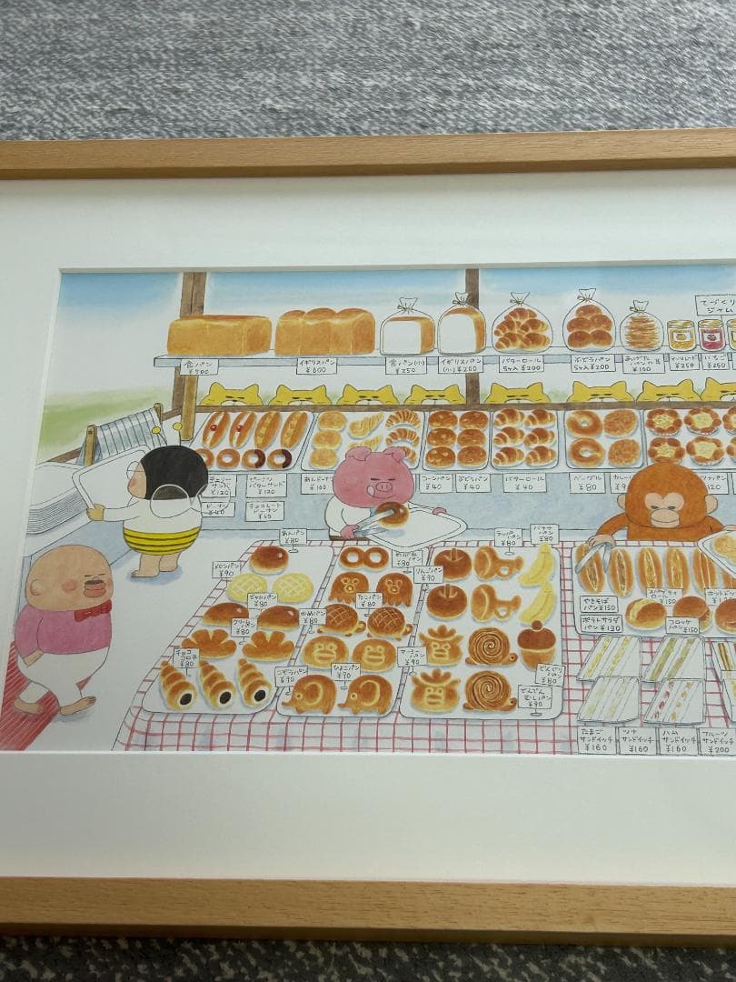 【最終値下】　ノラネコぐんだん 複製原画 (パンこうじょう)