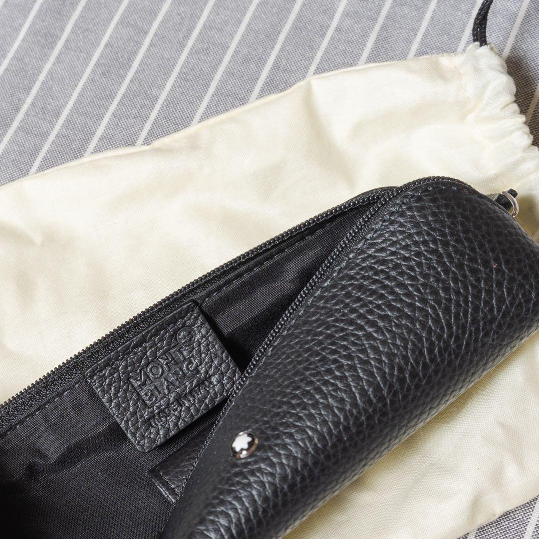 MONTBLANC ミックステープ ジップトップ ペンポーチ2本用