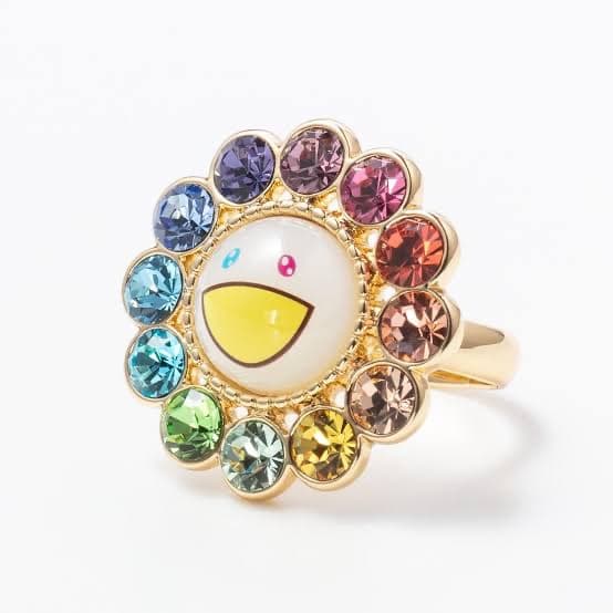 村上隆 フラワーリング（レインボー）