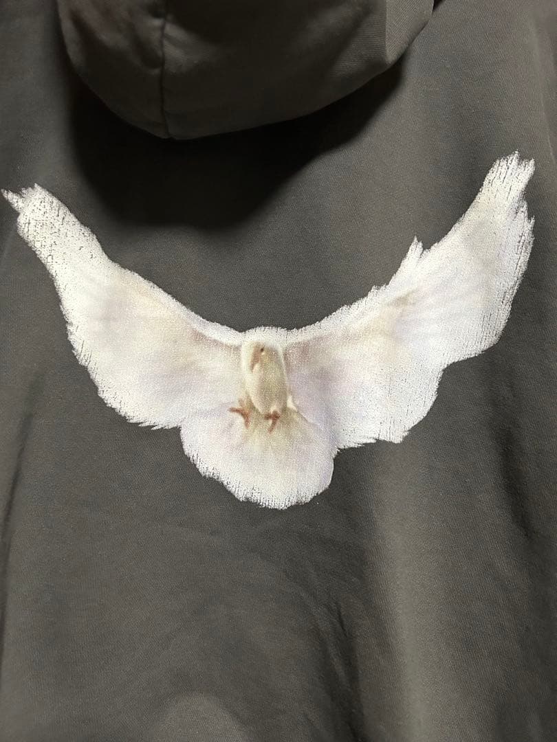 トップス yzy gap balenciaga dove hoodie L