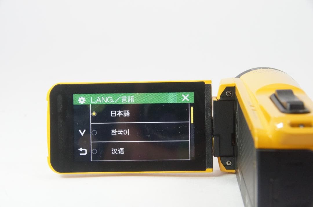 【動作確認済】 JVC GZ-R470-Y ビデオカメラ 防水 防塵 耐衝撃