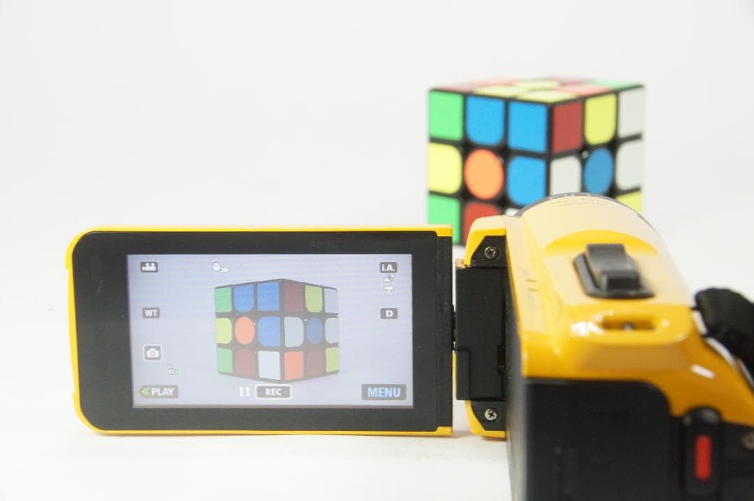 【動作確認済】 JVC GZ-R470-Y ビデオカメラ 防水 防塵 耐衝撃