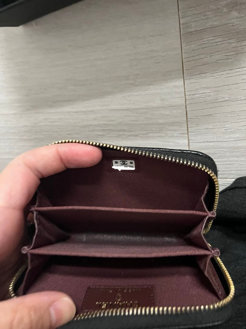 CHANEL キャビアスキン　 ケース　カードケース　財布