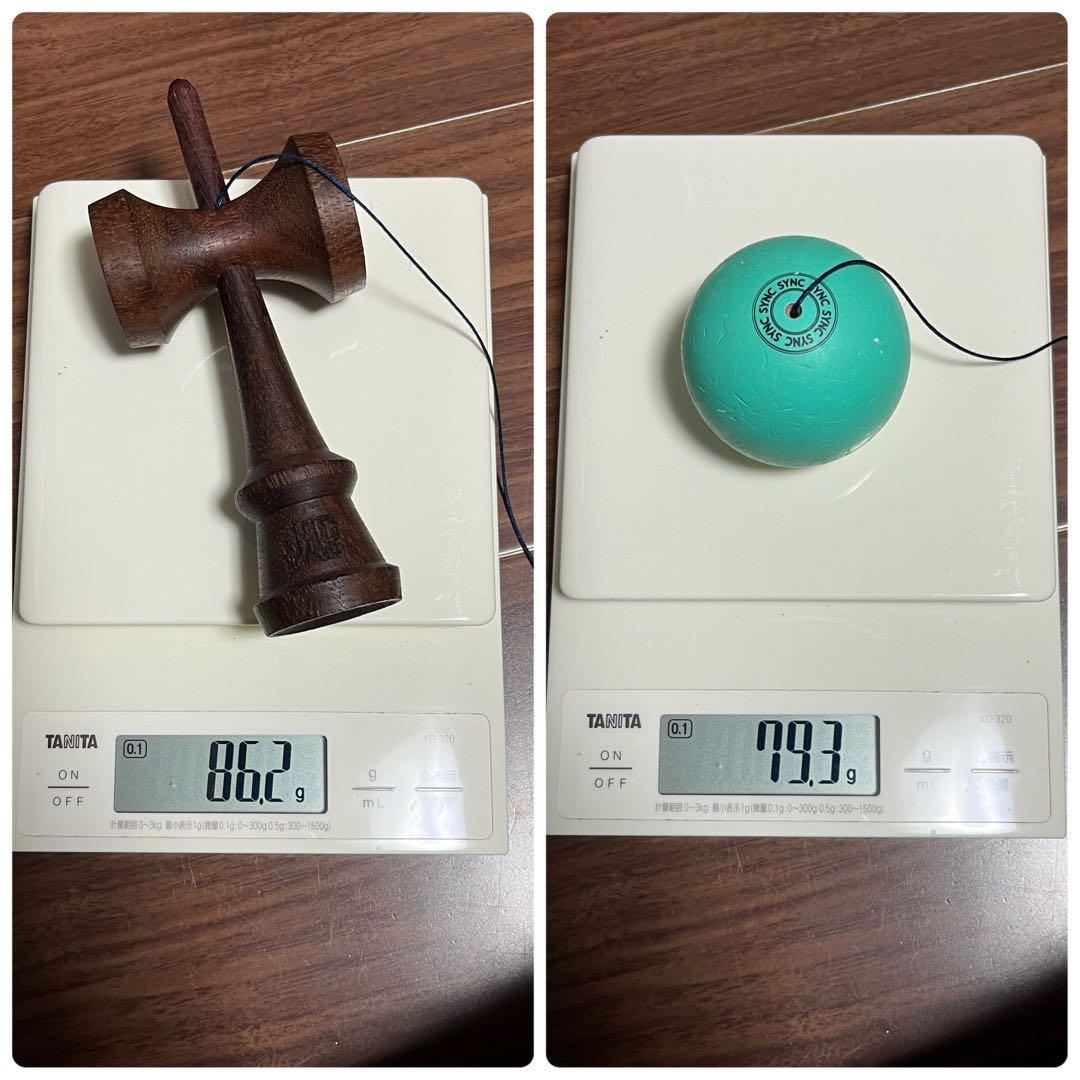 夢元無双 JAC ALL けん玉中古3本セット スーラボ玉　mugenmusou