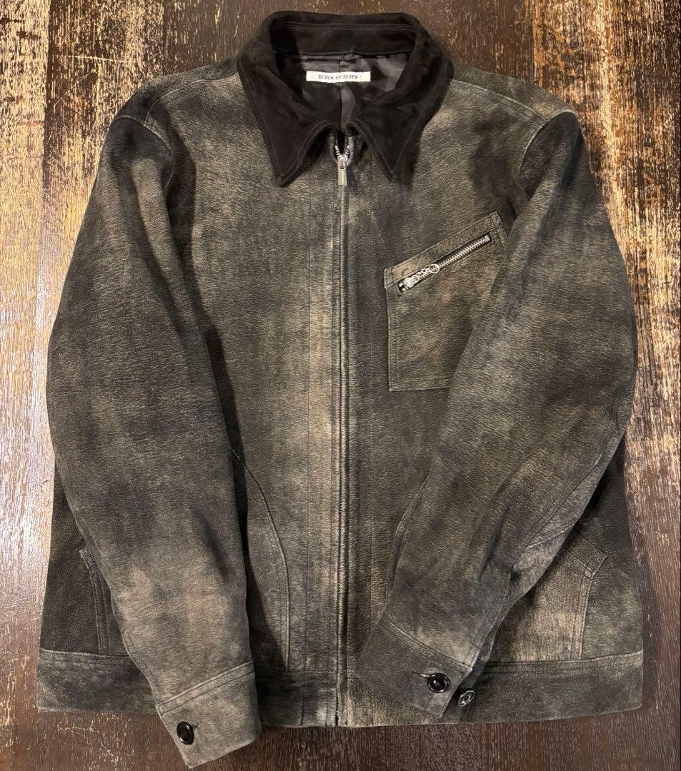 【試着のみ・最終値下】SEVEN BY SEVEN レザージャケット M