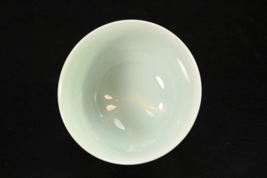 中国美術 煎茶 白磁 碗 雍正年製 款 旧家蔵出