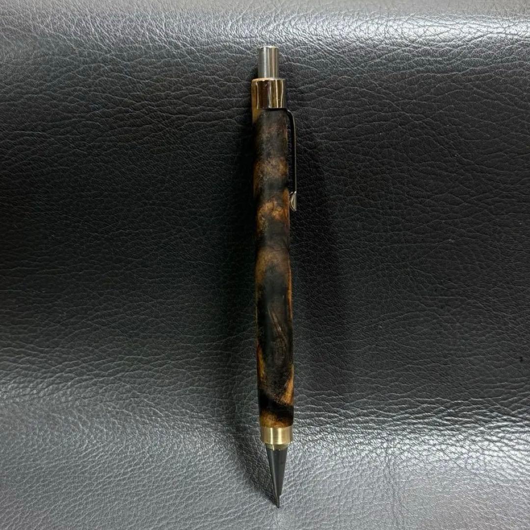 johnrev9　201黒柿透明スタビ　強低重心ダブルRに変更　真鍮