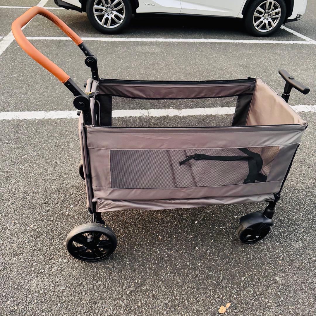 【使用回数10回未満‼️】ペットカート スロープ付き　大型犬　中型犬　多頭飼い