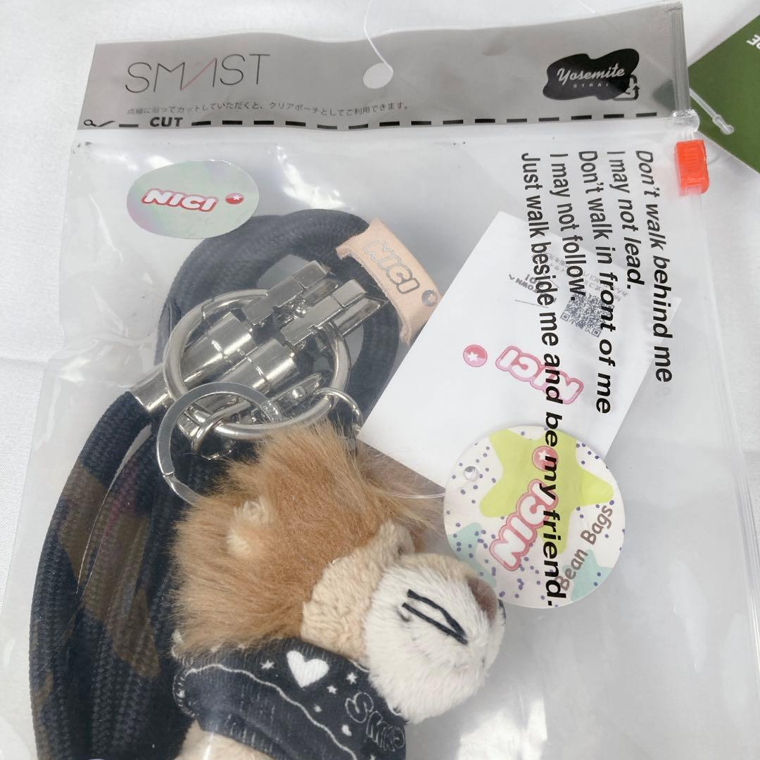 NICI×SMAST スマートフォンストラップ ライオン ピンクピッグ