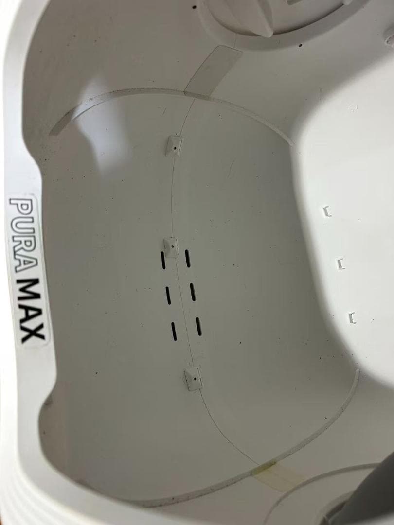 自動猫トイレ ホワイト 丸型