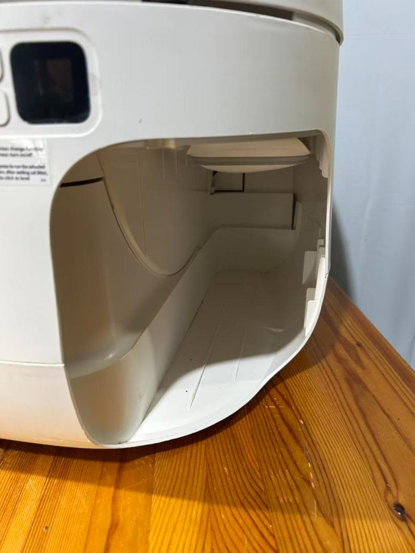 自動猫トイレ ホワイト 丸型