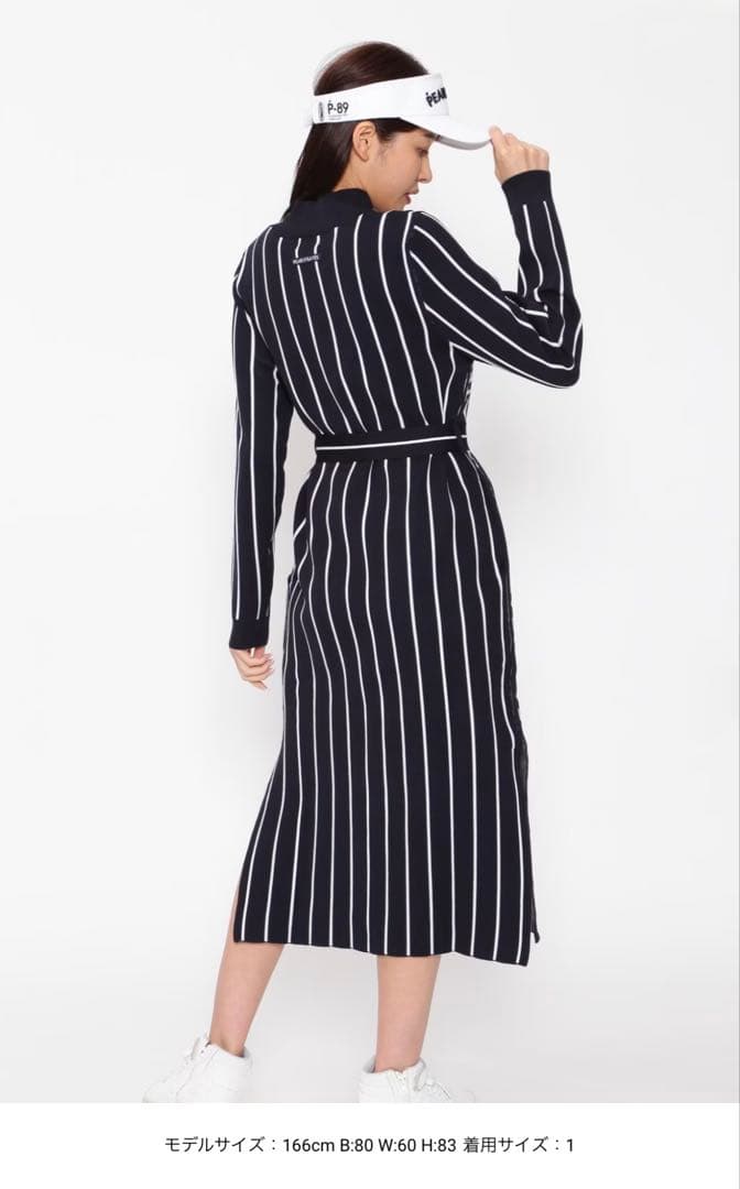 PEARLY GATES ストライプワンピース サイズ1