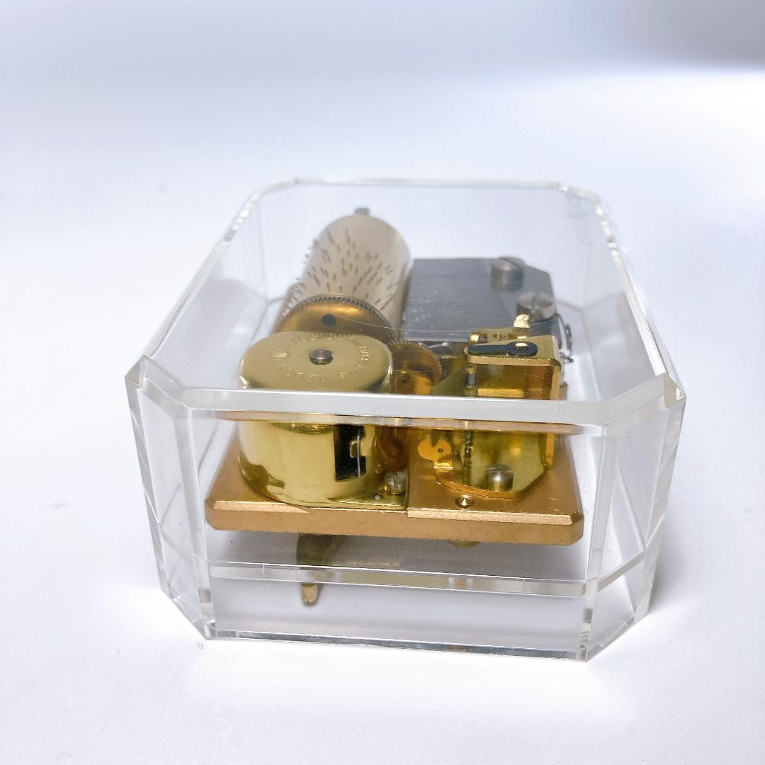 REUGE オルゴール 36弁 別れの曲 ショパン アクリルケース　|3744|