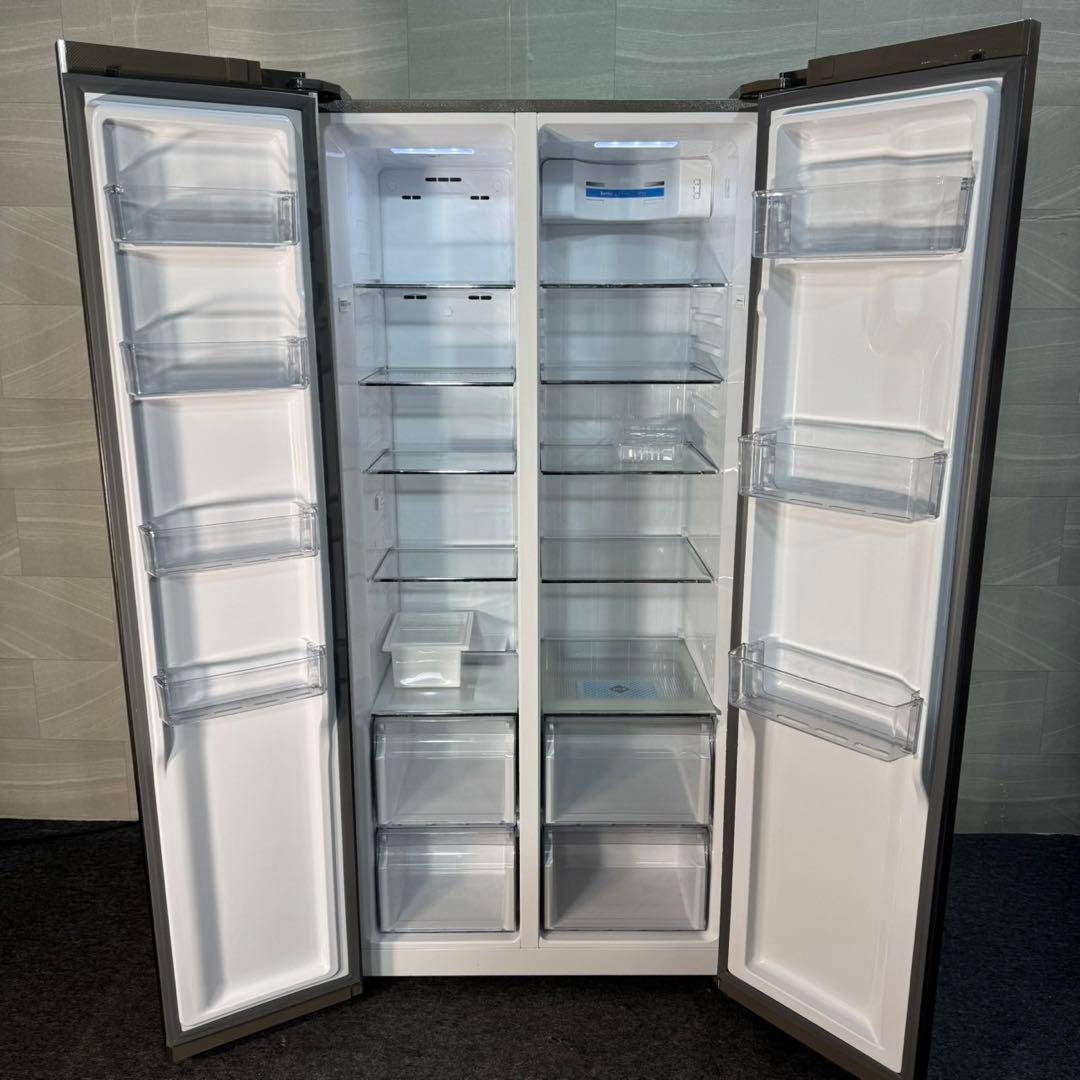 AQUA 冷蔵庫 大型 449L 2ドア AQR-SBS45J 家電 d3466