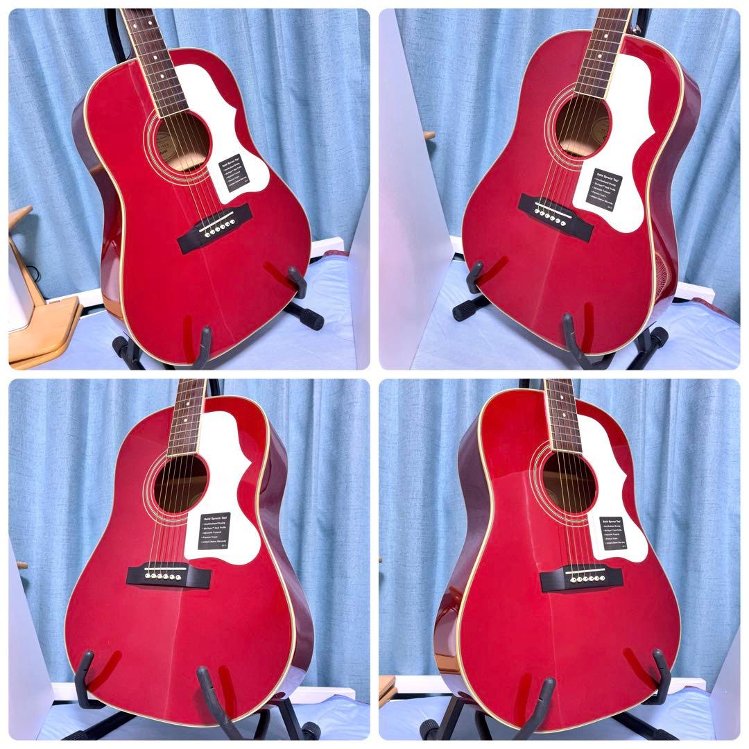 【牛骨★ギブソン直系】Epiphone☆EJ-45S赤【弾き易く調整☆新品弦】