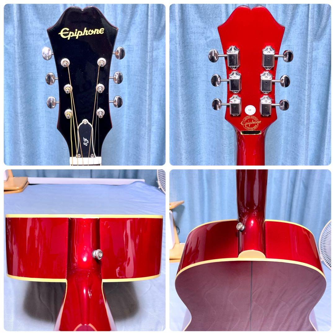 【牛骨★ギブソン直系】Epiphone☆EJ-45S赤【弾き易く調整☆新品弦】
