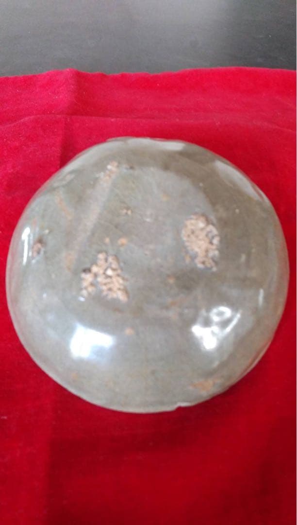 高麗青磁　豆皿　李朝　朝鮮美術　アンティーク　古陶磁　韓国美術