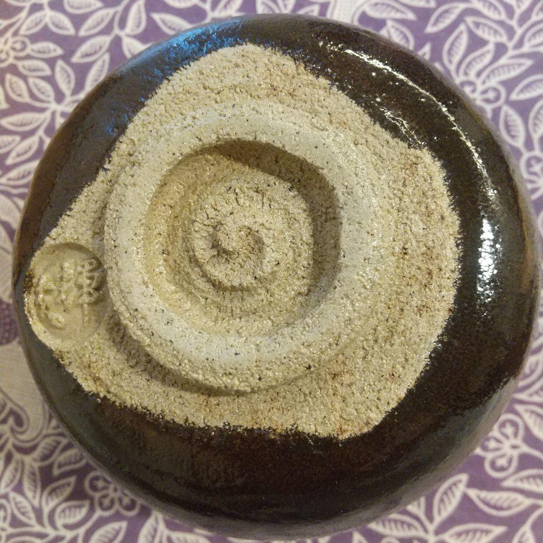 佐々木輝夫 佐々木昭楽 佐々木虚室 黒楽茶碗 楽焼 茶碗 茶道 骨董 共箱 共布