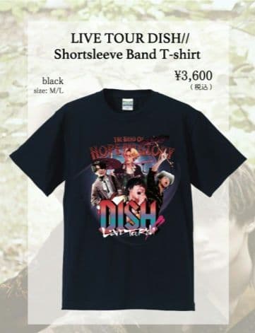 新品未開封 LIVE TOUR – DISH// − T-shirts