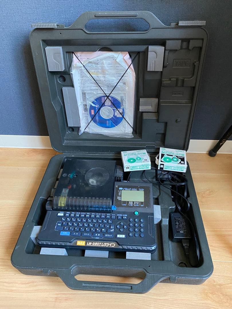 MAX マックス　レタツイン LM-380T/PC　ハードケース入り