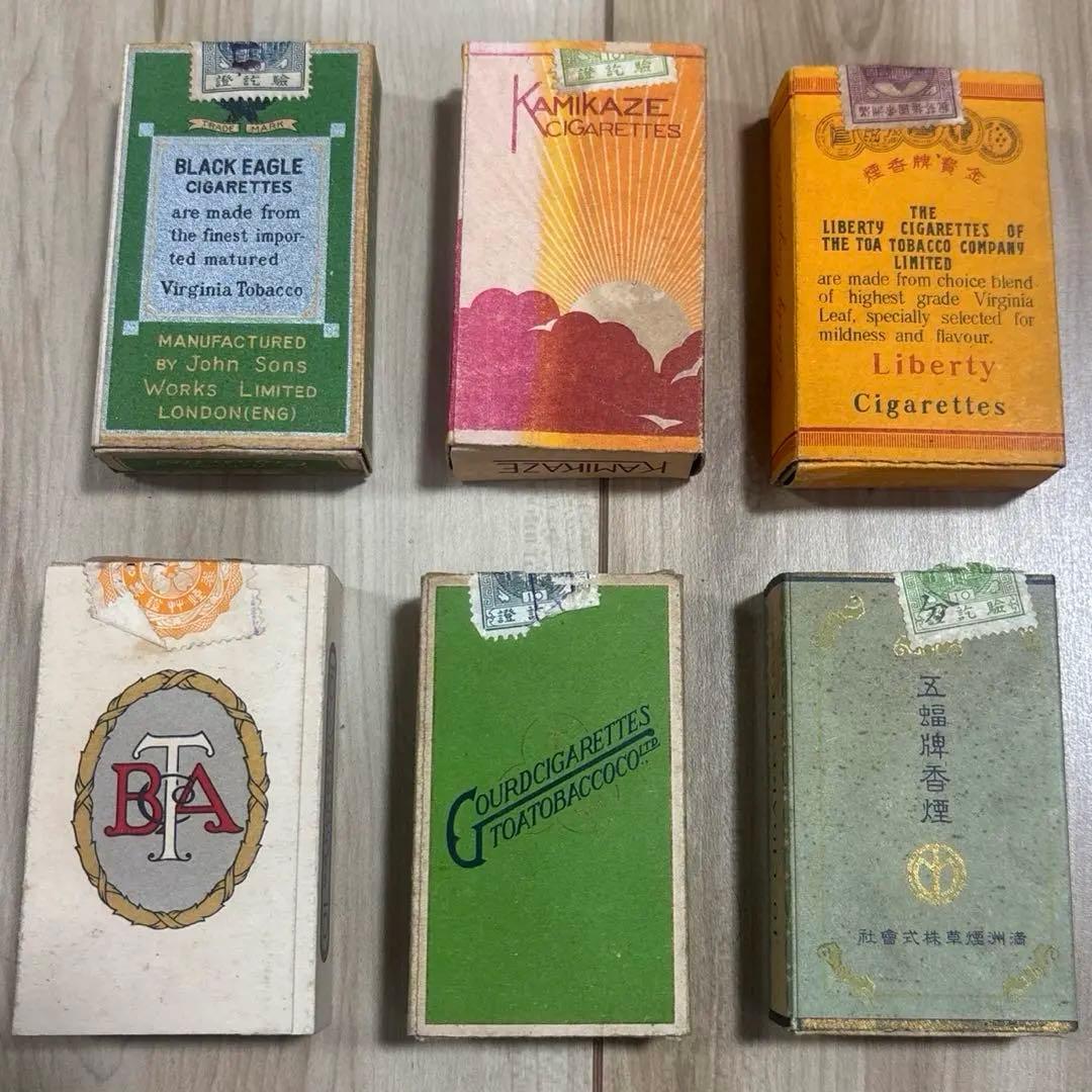 戦前 海外 タバコ パッケージ 31点 中国 朝鮮 満州 台湾 神風 歌舞伎