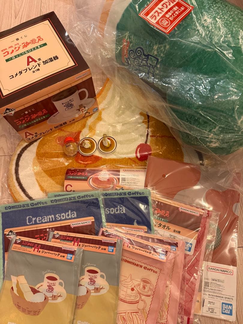 一番くじ コメダ珈琲 A賞C賞 E賞ラストワン賞等　まとめ売り　14点セット販売