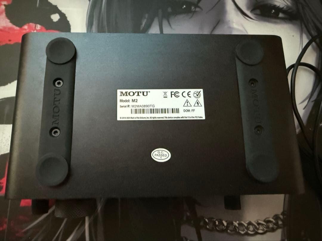 MOTU M2 2-in/2-out USBオーディオインターフェイス