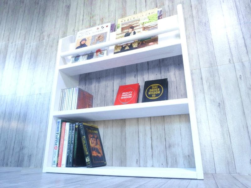 ハンドメイド オールインワンラック ワイドタイプ（ホワイト）