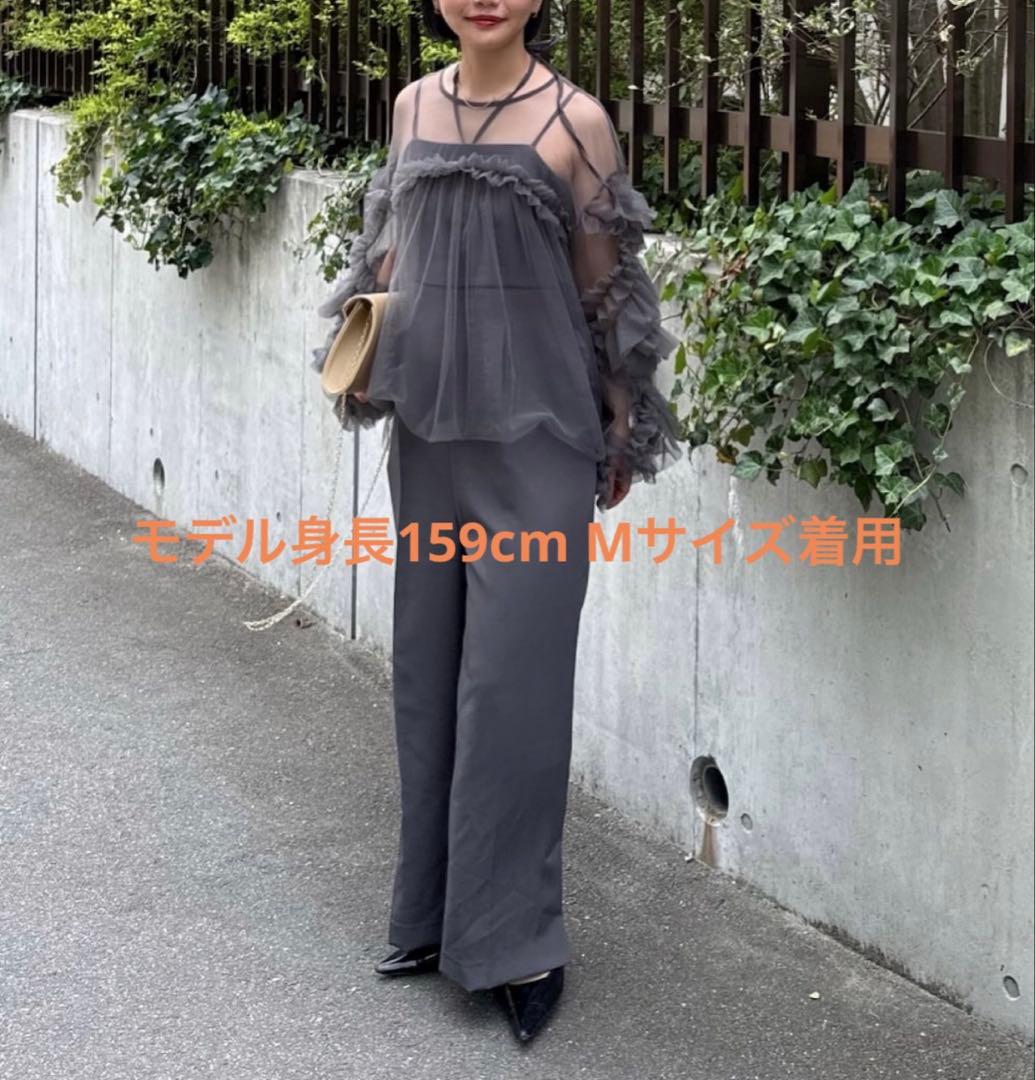 all in one × decorative tulle tops