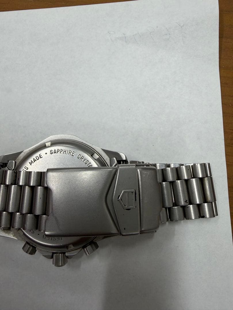 レアモデル超美品タグホイヤークォーツクロノグラフCE1112