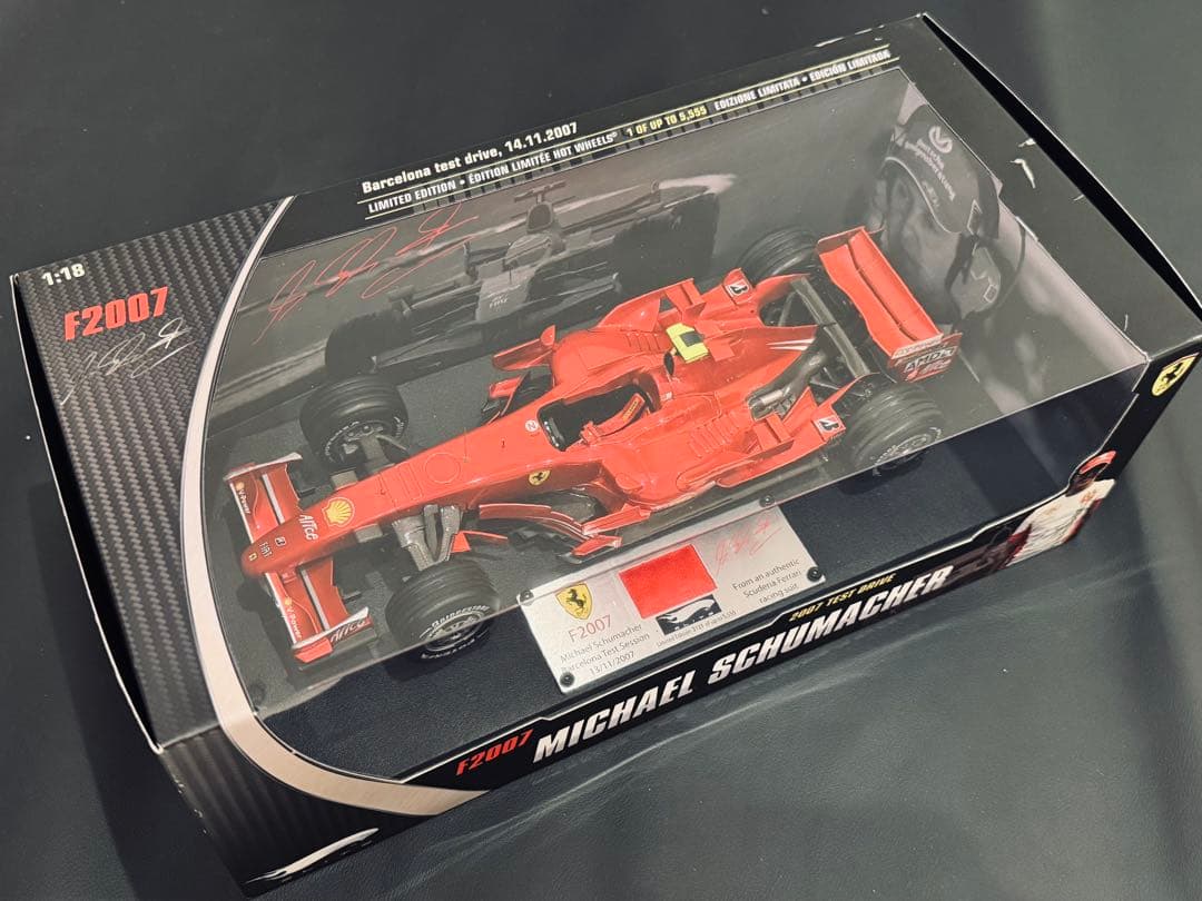 1／18 Ferrari F2007 バルセロナテスト ミハエル シューマッハ