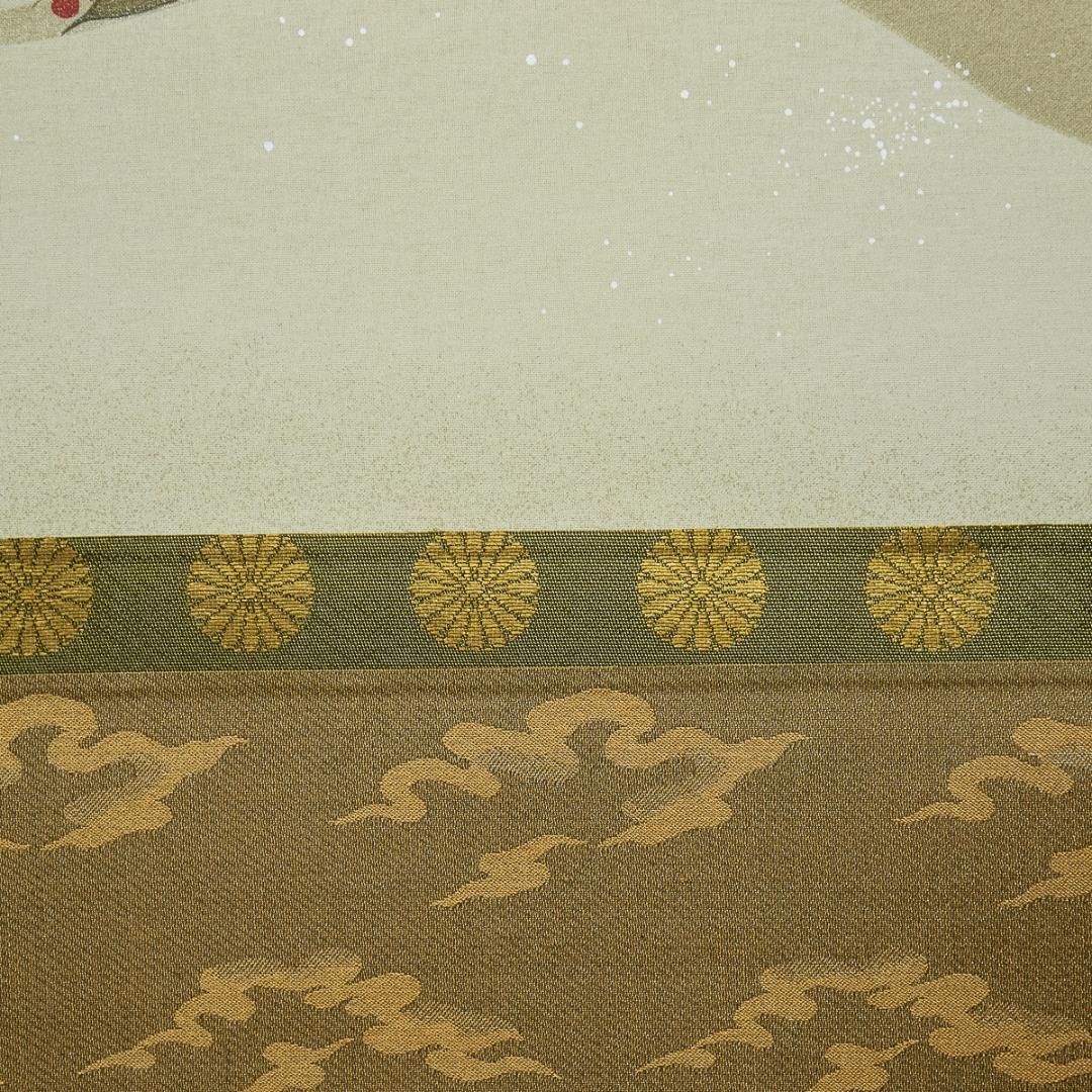 掛軸-1193　酒井抱一　檜に啄木鳥図　十二ケ月花鳥図　限定480部の209番