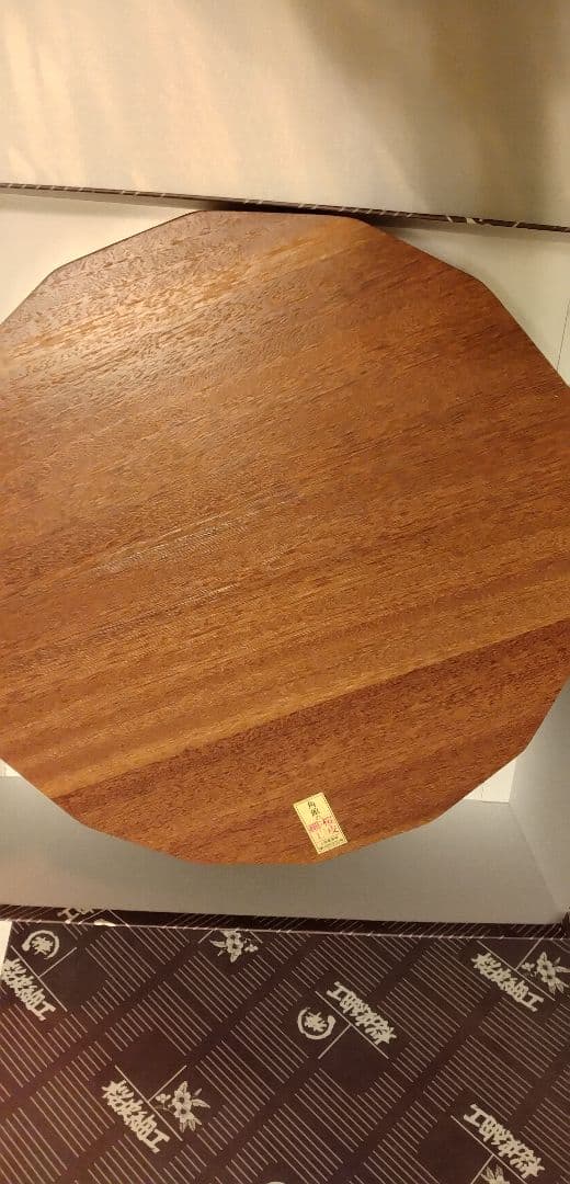 新品樺細工桜模様 16角形