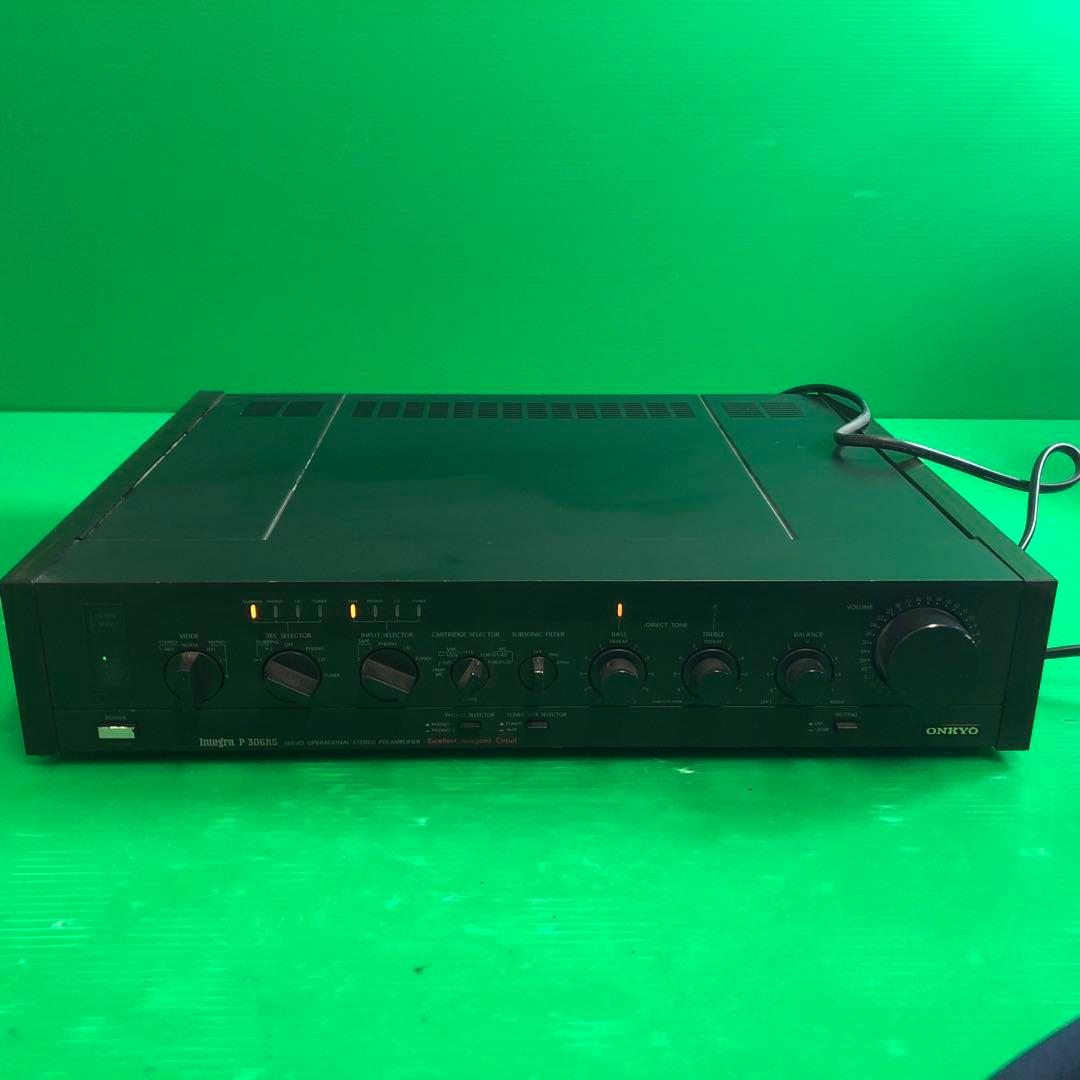 SONY Integra P-306RS ステレオプリアンプ 通電確認のみ