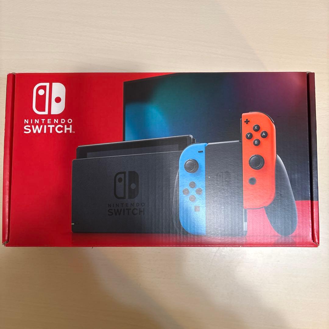 【美品】Nintendo Switch本体 SDカード、Joy-Conカバー付き