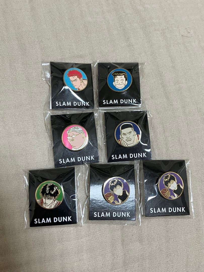 SLAM DUNK ピンバッジ 7個セット